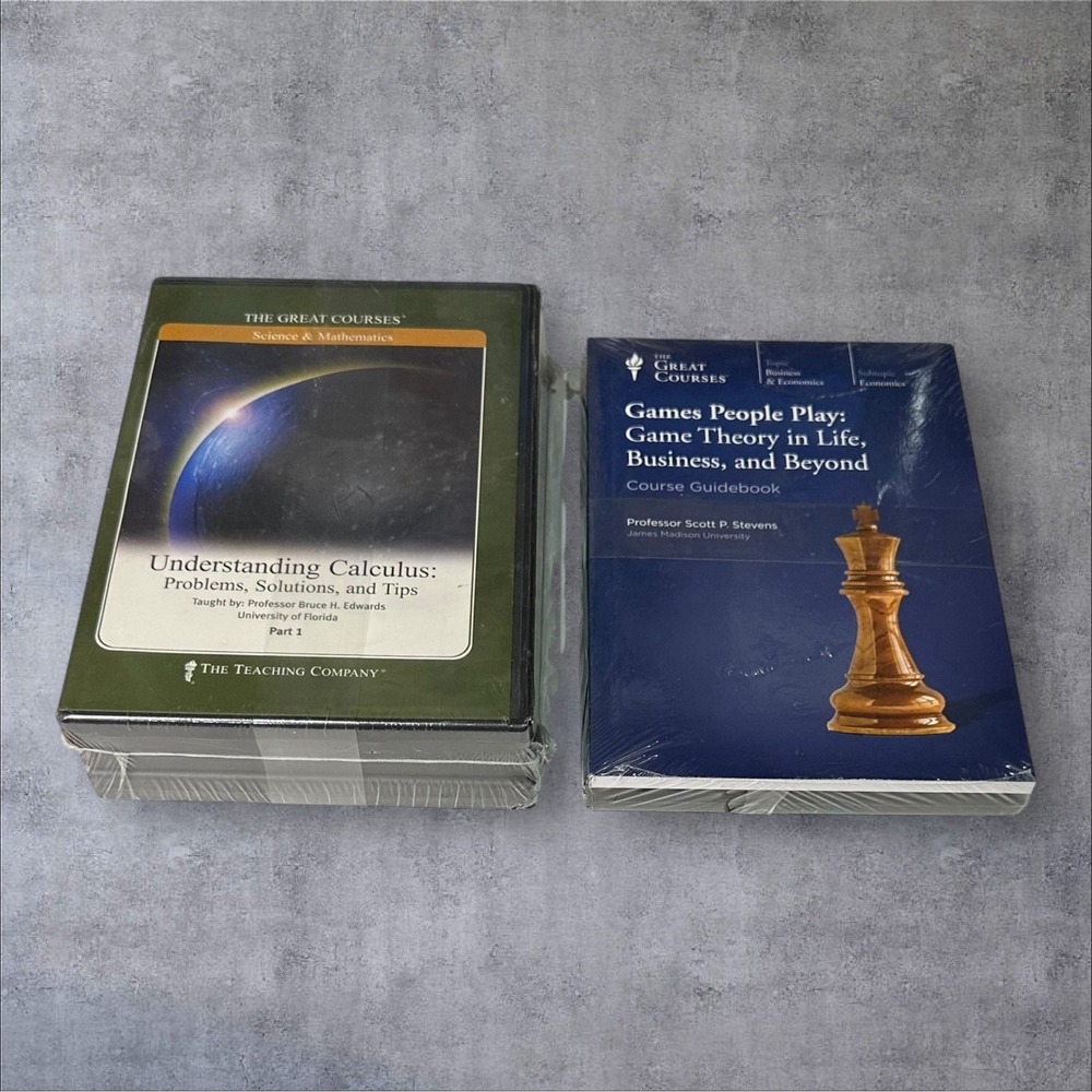 The Great Courses - UNDERSTANDING CALCULUS/GAMES PEOPLE PLAY/GAME THEORY IN LIFE